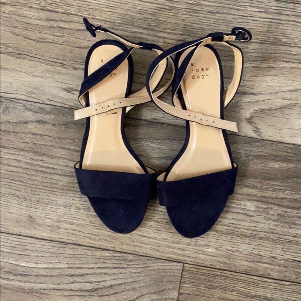 Navy Blue Strappy Sandal